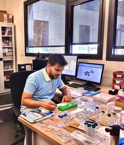 Kshitij at the XRD facility